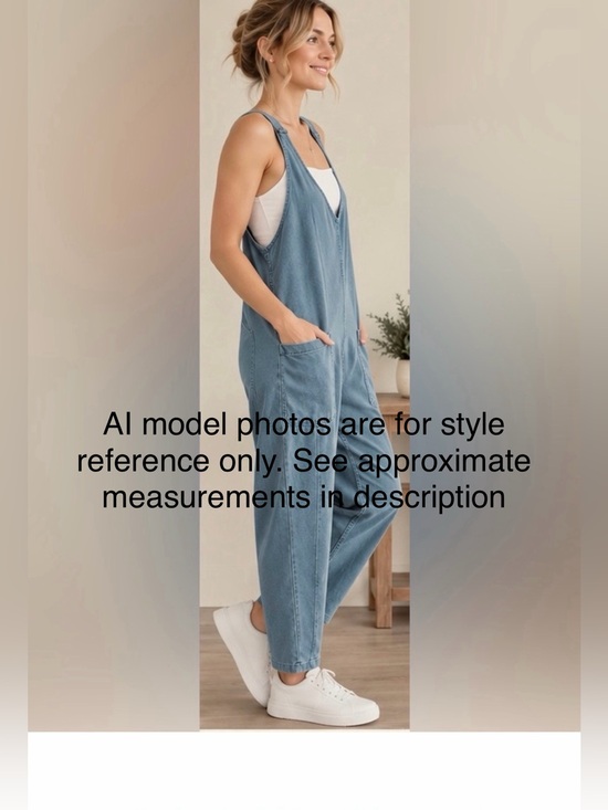 Zenana Outfitters Denim - Zenana Denim Jumpsuit Overalls Women Relaxed Baggy NWOT